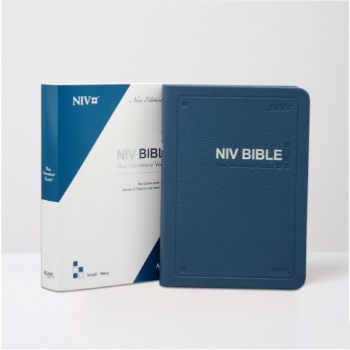 영문 NIV BIBLE( 특소 단본 무지퍼) 네이비