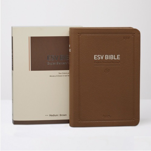 영문 ESV BIBLE( 중/ 단본/ 무지퍼 )브라운